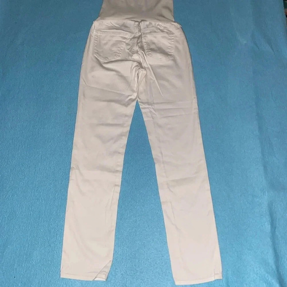 ADRIANO GOLDSCHMIED AG Maternity Pea in the Pod white soft stretchy NEW size 28 - Picture 3 of 10
